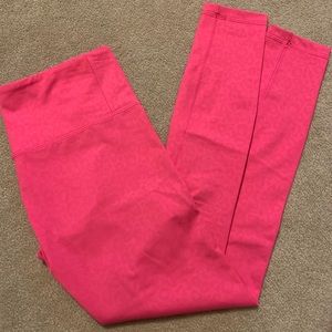 ZYIA Hot Pink Leopard Light n Tight leggings